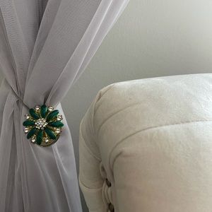 Decorative Curtain Holdback, Set of 2